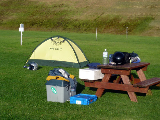 キャンプツーリング