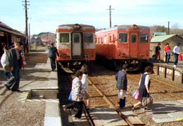 津別駅には交換設備があった